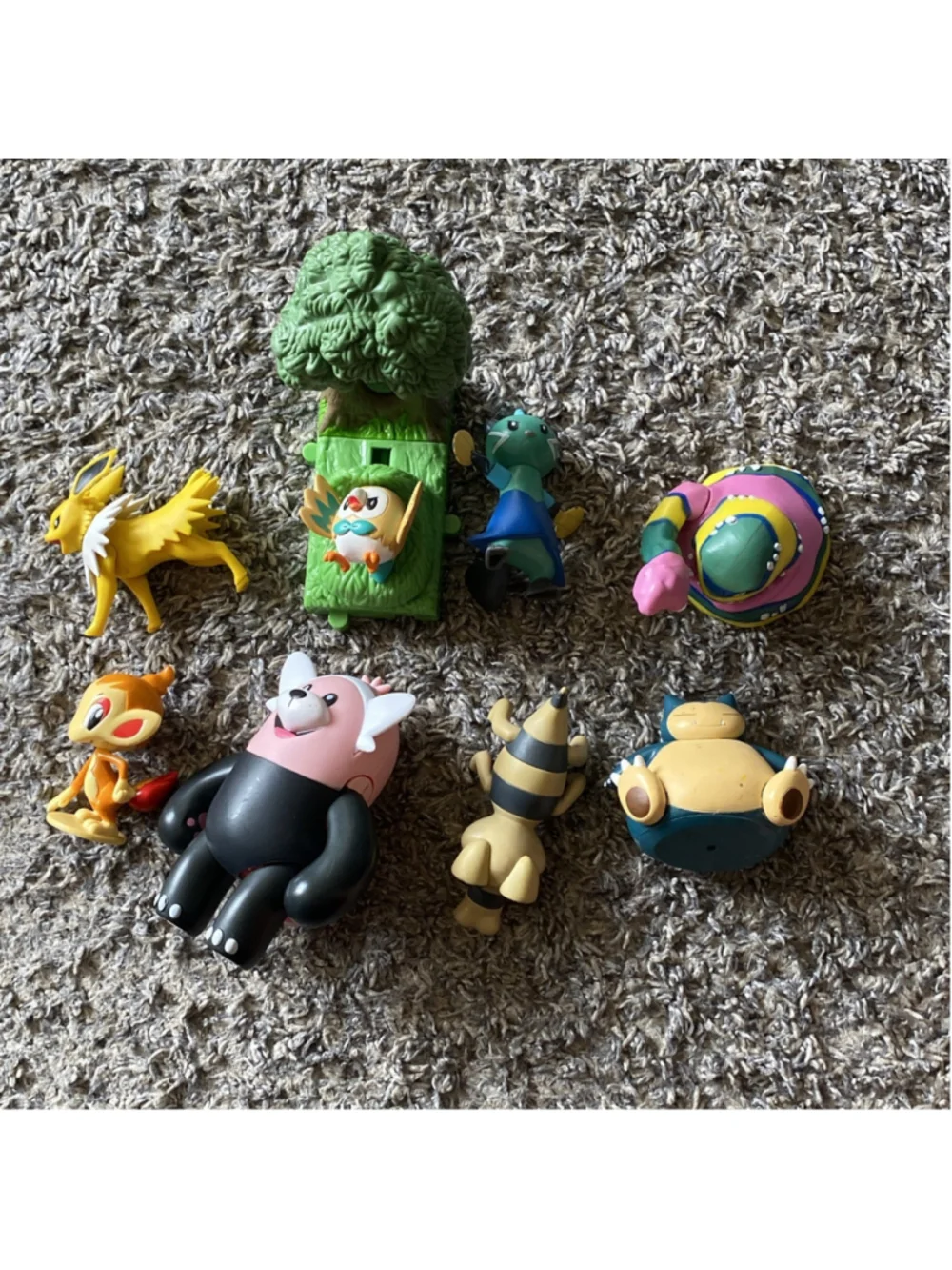Pokemon Figures Bundle Lot Of 8 Different Characters Collectible